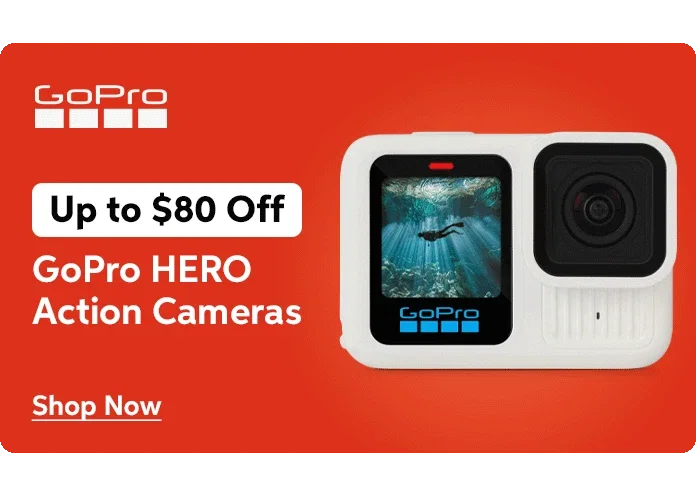Up to $80 Off GoPro HERO Action Cameras