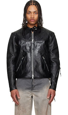 Black Yurei Leather Jacket