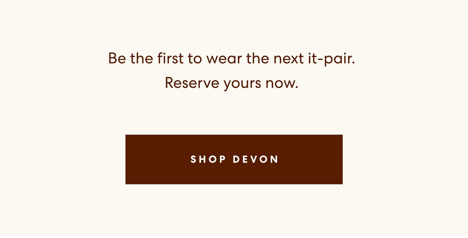Reserve Your Size 