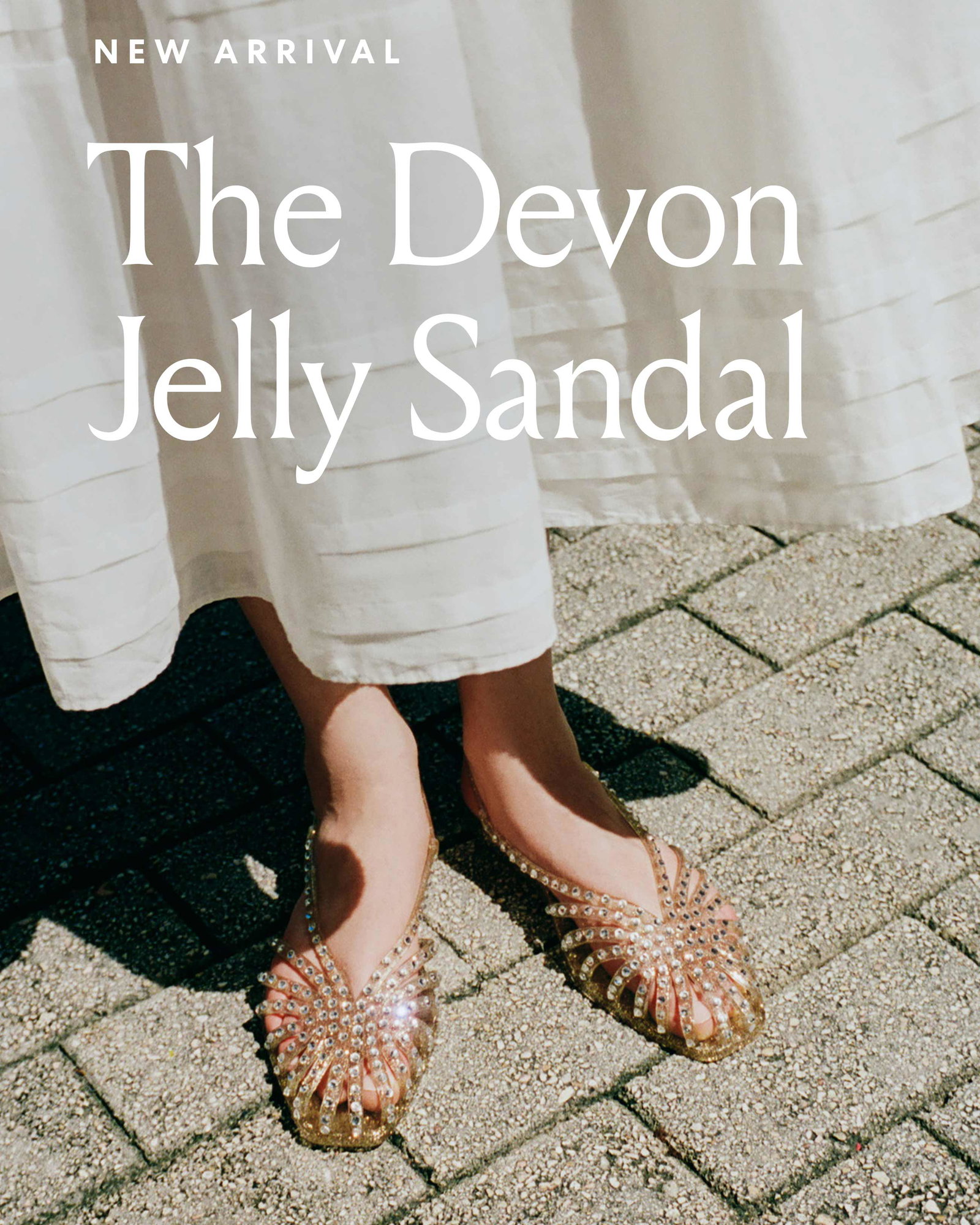 Introducing the Devon jelly sandal 