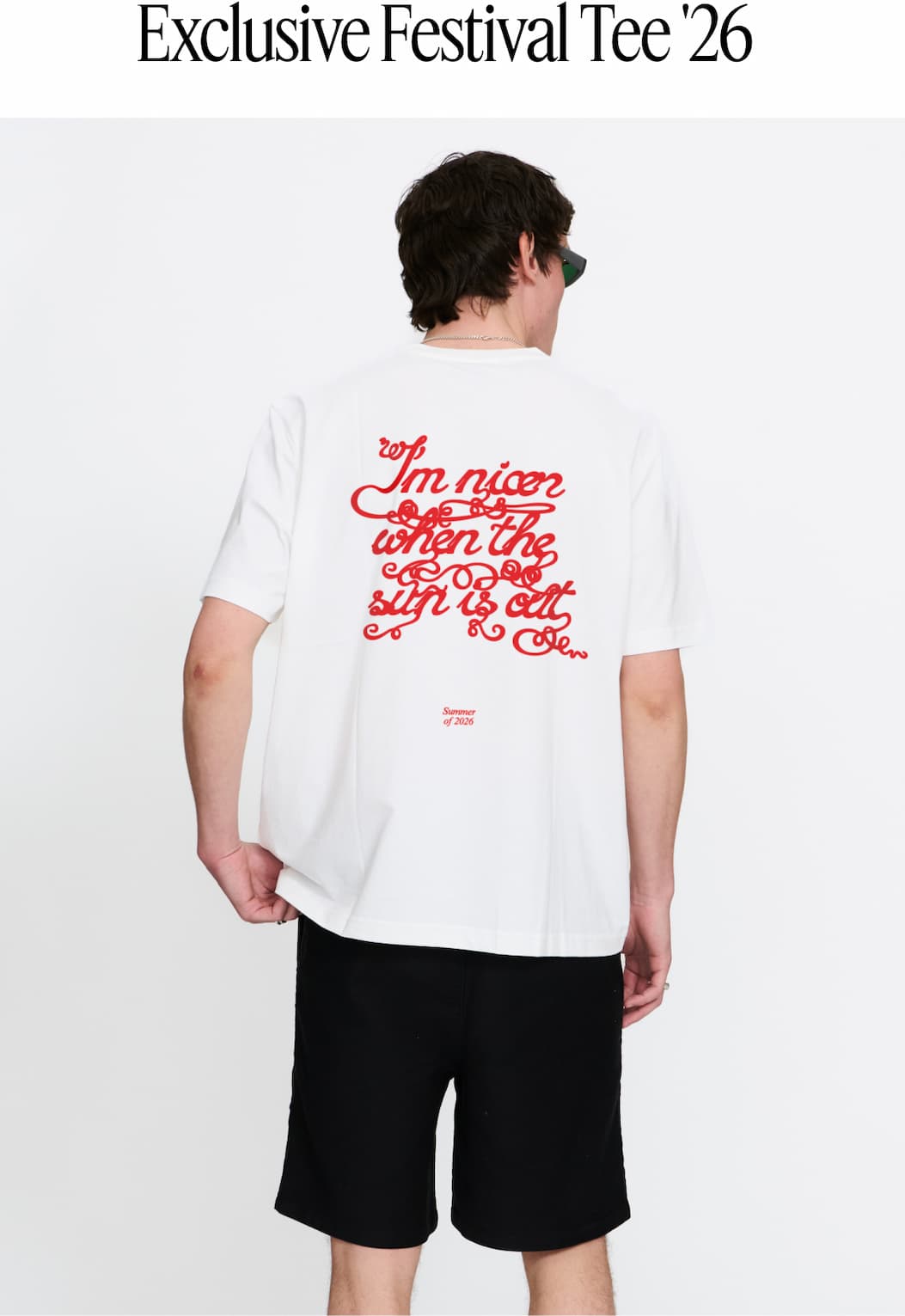 Exclusive festival tee'26