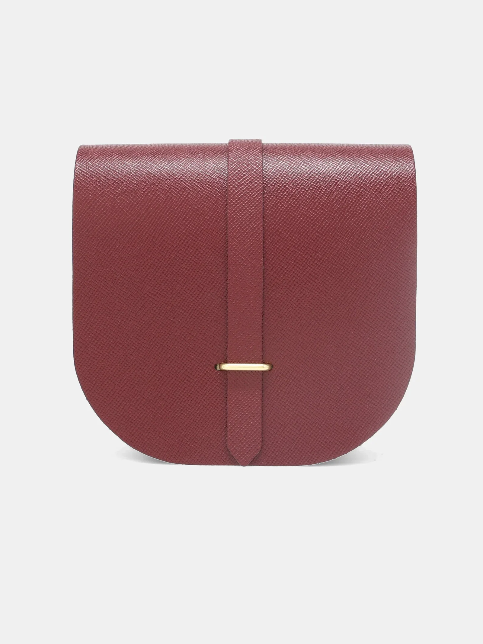 Image of The Saddle Bag - Oxblood Saffiano