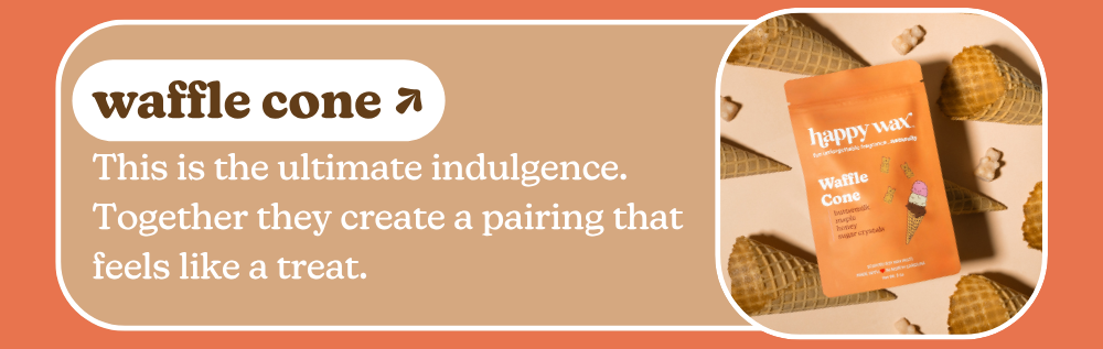 waffle cone: This is the ultimate indulgence. Together they create a pairing that feels like a treat.