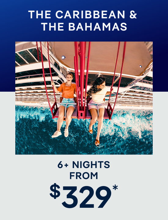 The Caribbean & The Bahamas – 7+ Nights – Click to View Cruises & Book Now