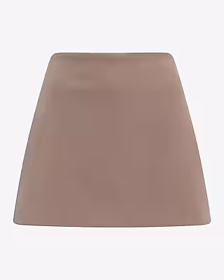 Editor Studio Stretch Twill Super High Waisted Mini Skort