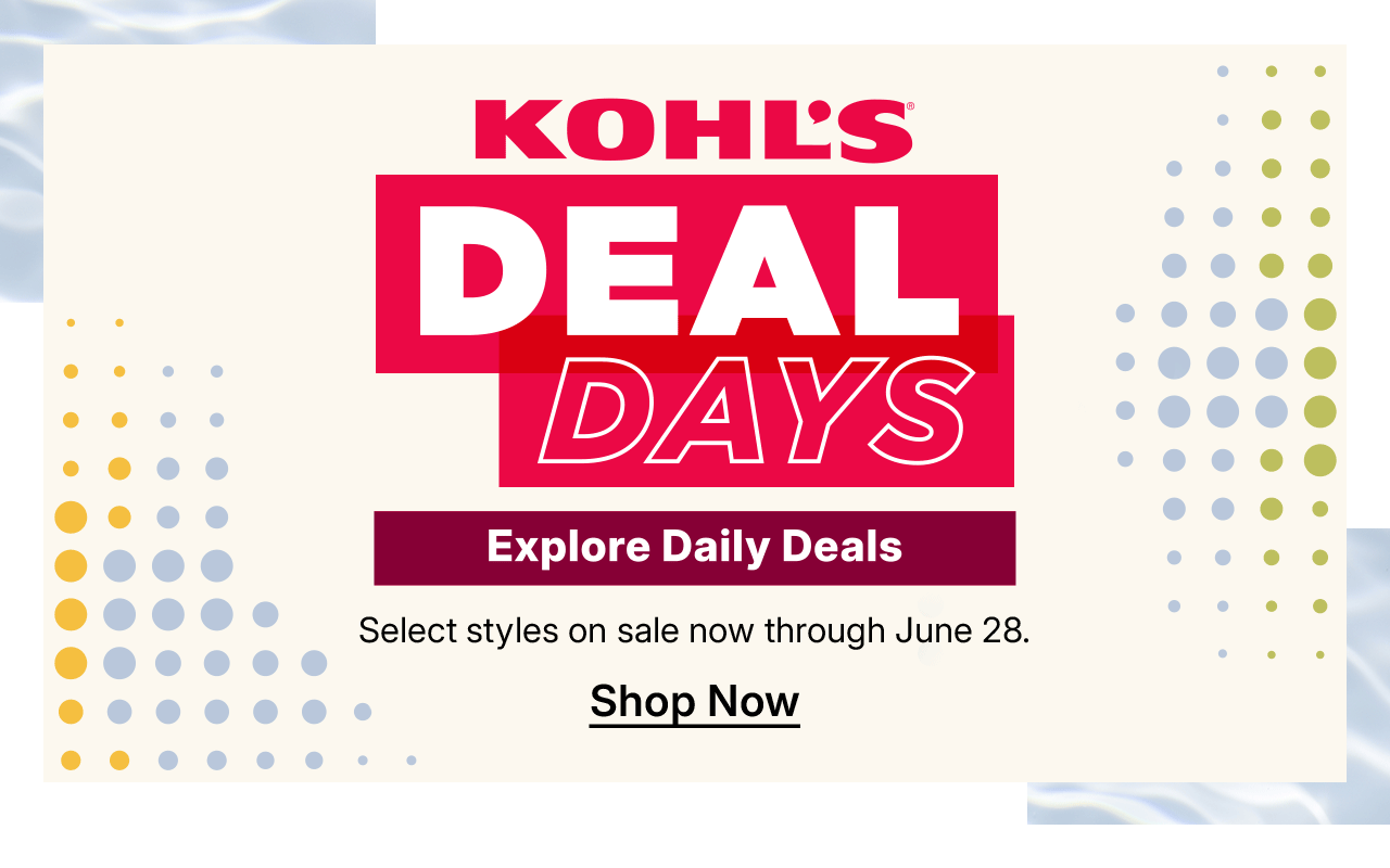 shop kohl's deal days