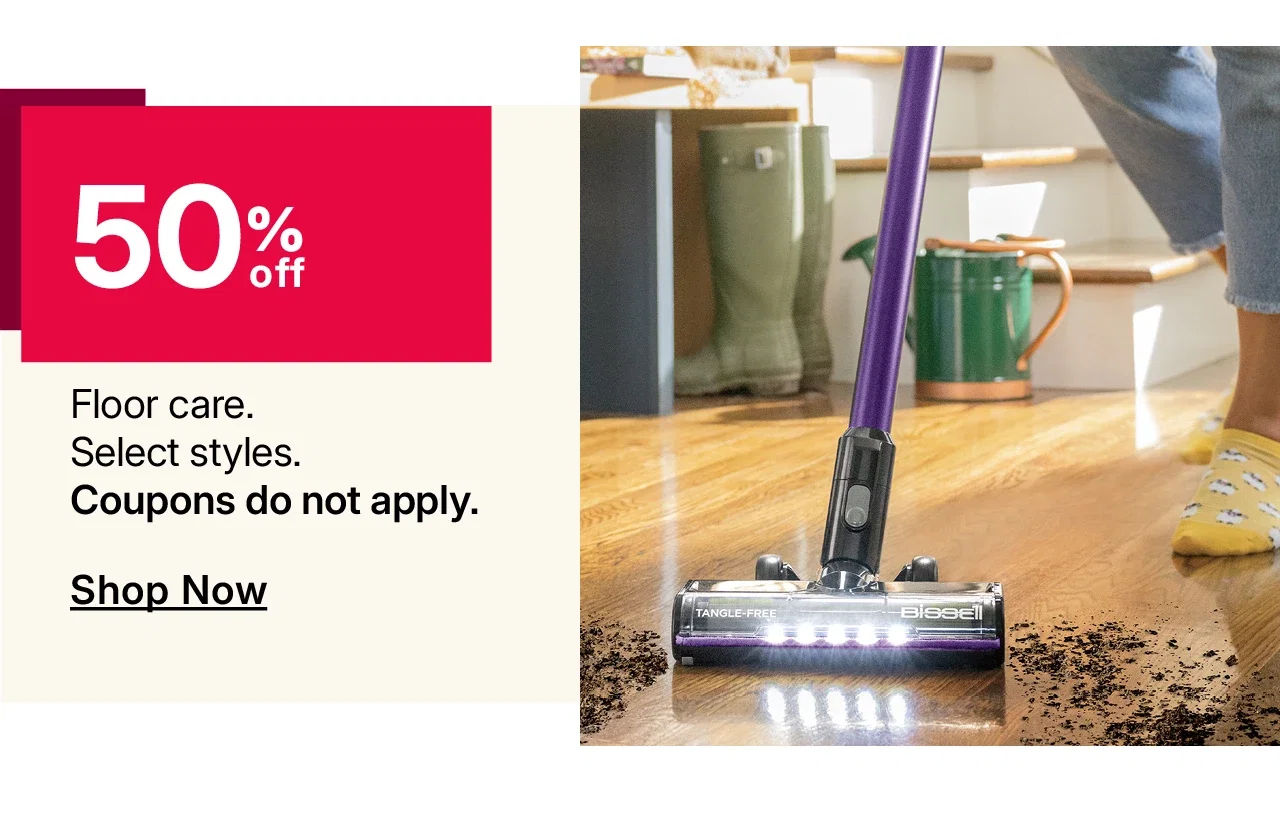 50% off floor care