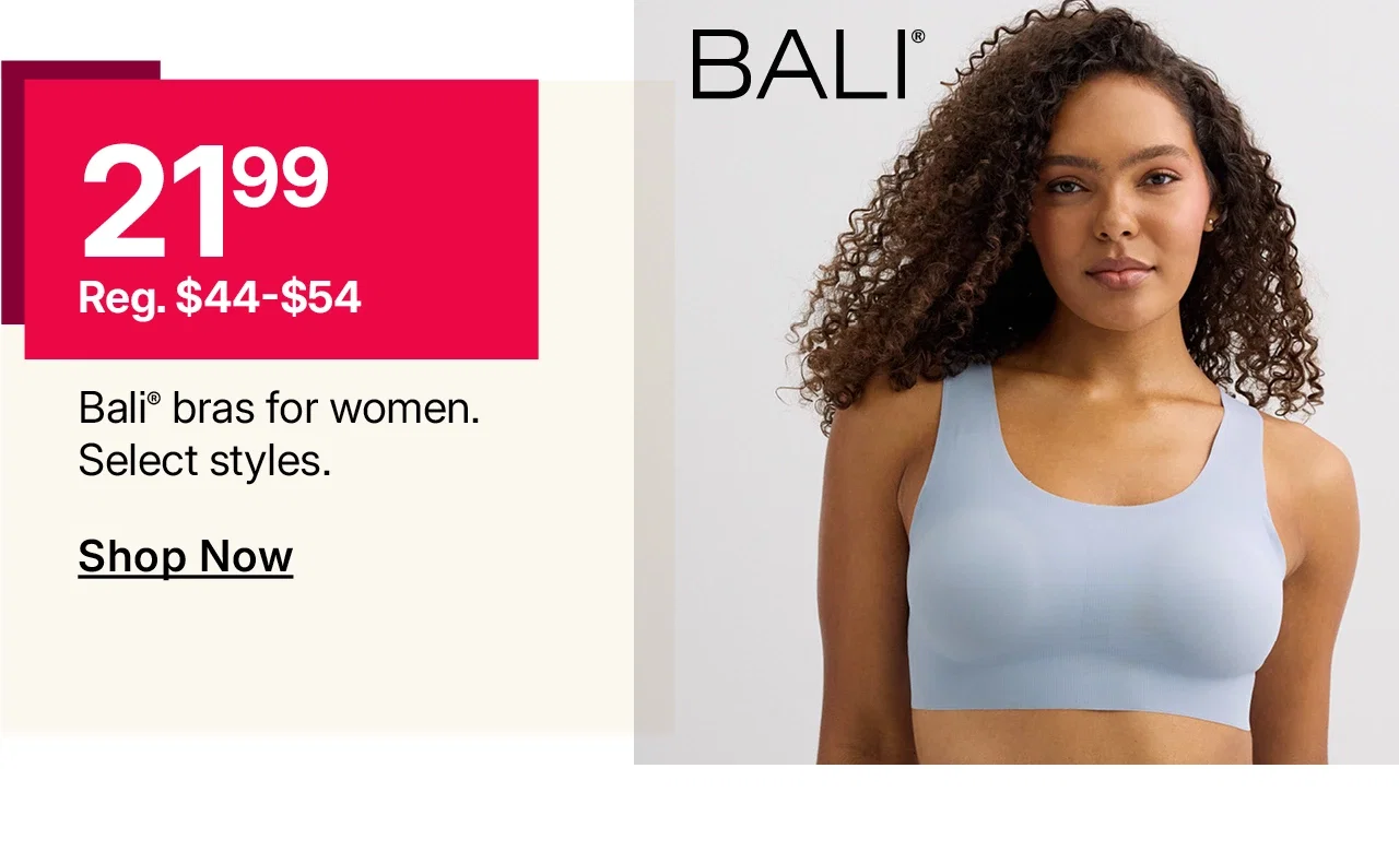 $21.99 bali bras for women