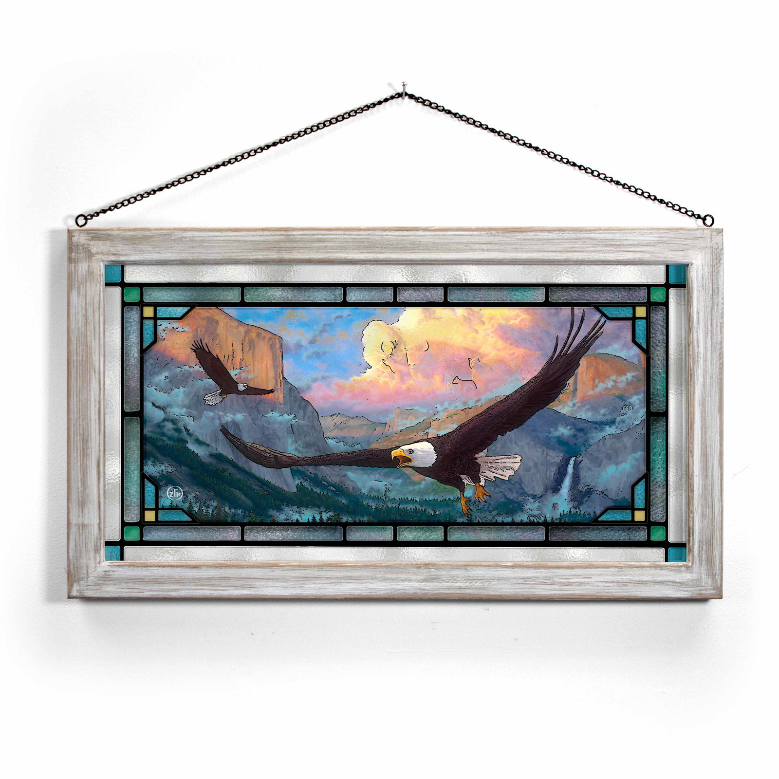 Image of Spirit of Yosemite - Stained Glass Art