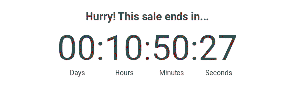 Hurry! This sale ends in...