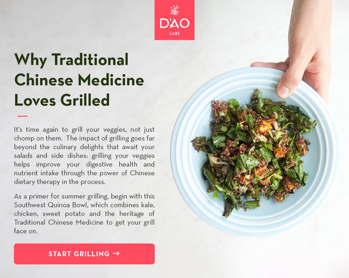 grilled kale and sweet potato