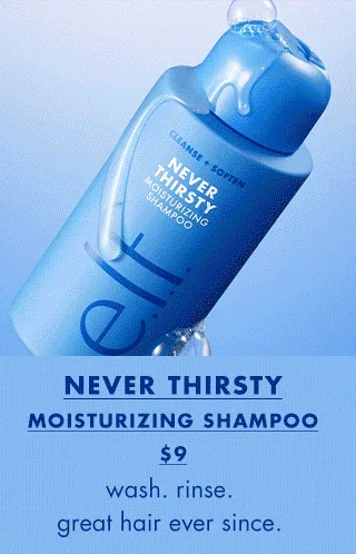 Never Thirsty Moisturizing Shampoo