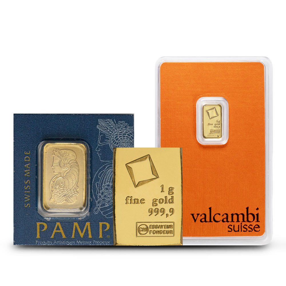 ON SALE: 1 Gram Gold Bar (Varied Condition, Any Mint)