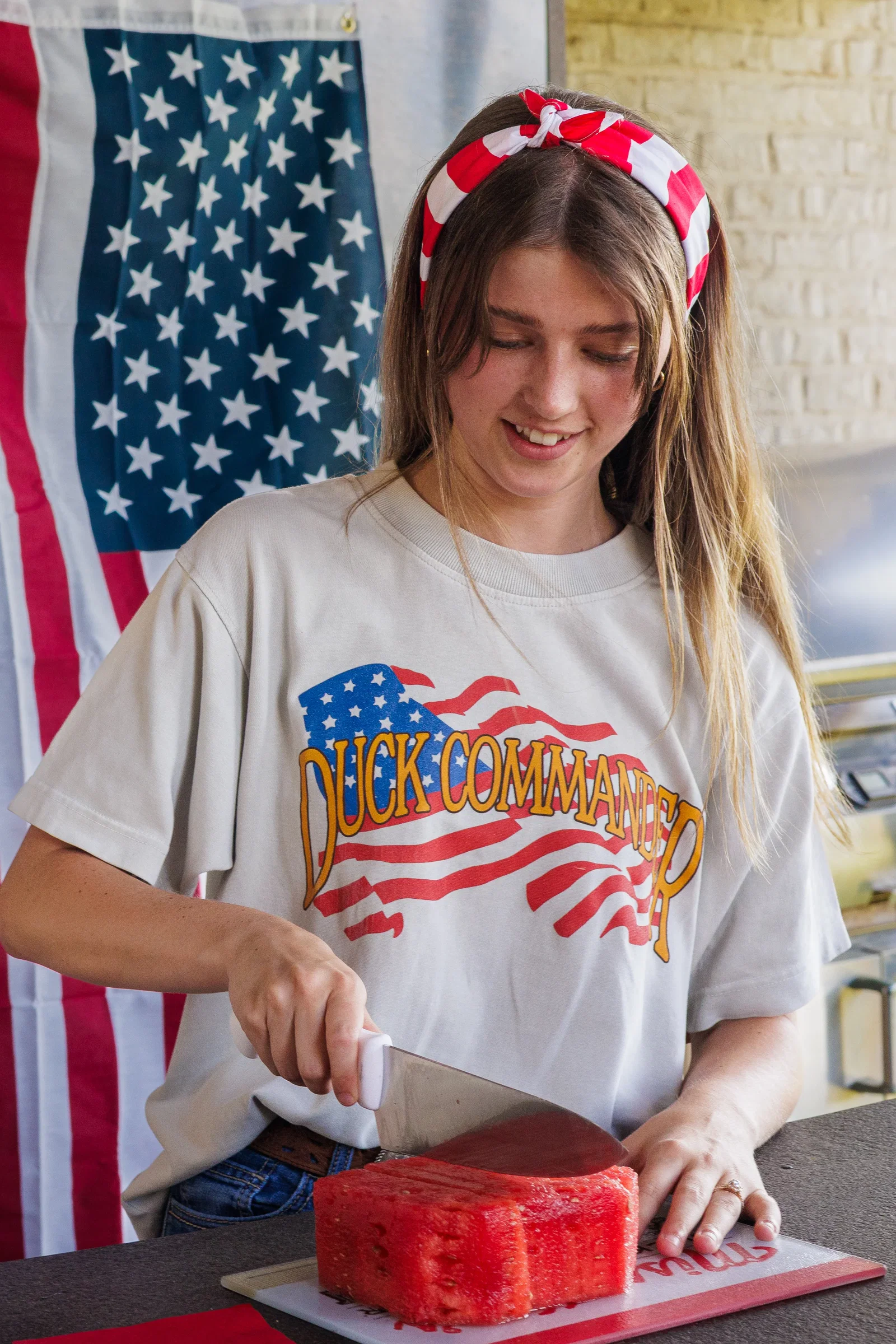 Image of Duck Commander Flag Unisex Tee