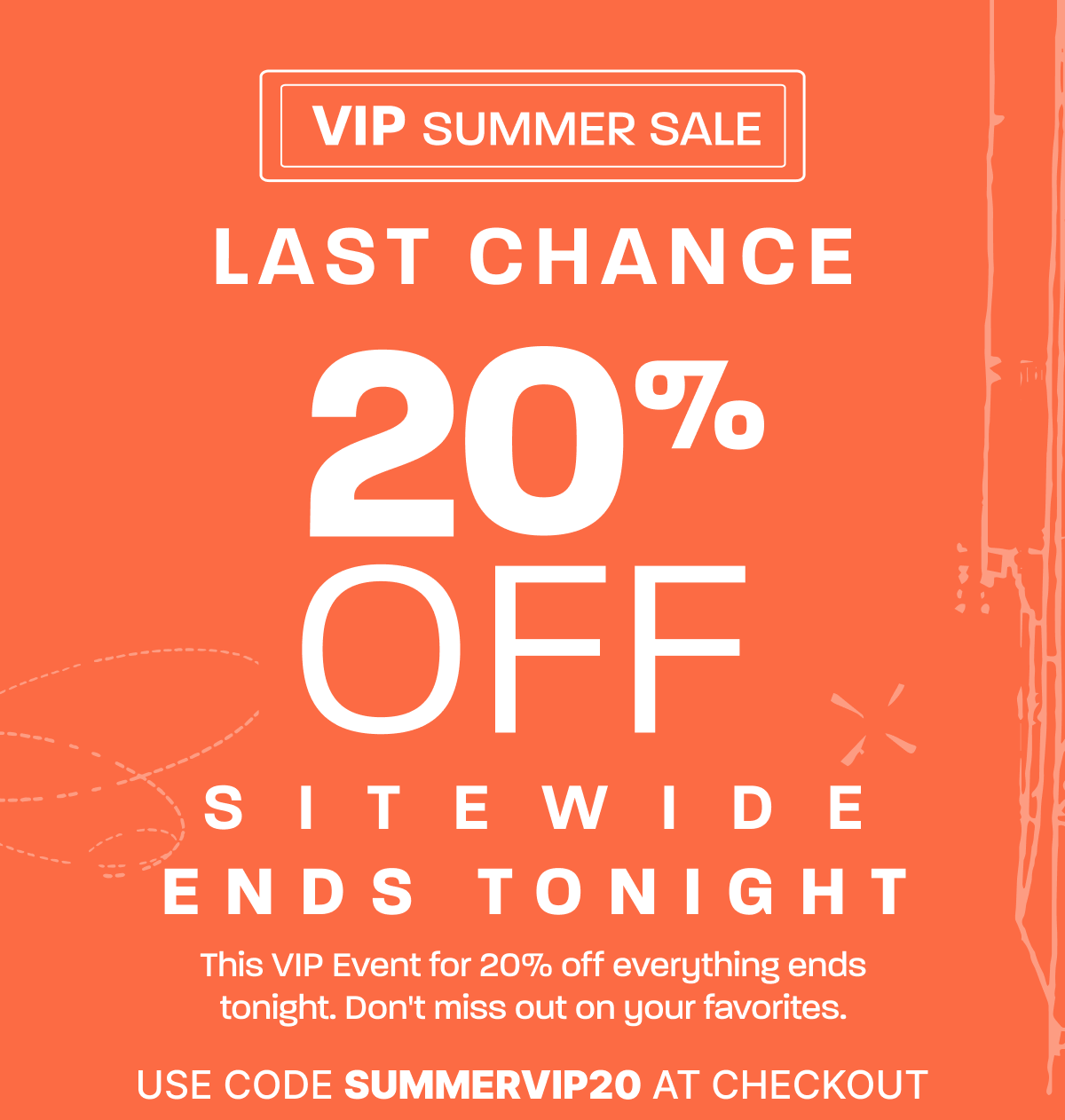 Shop 20% Off Sitewide