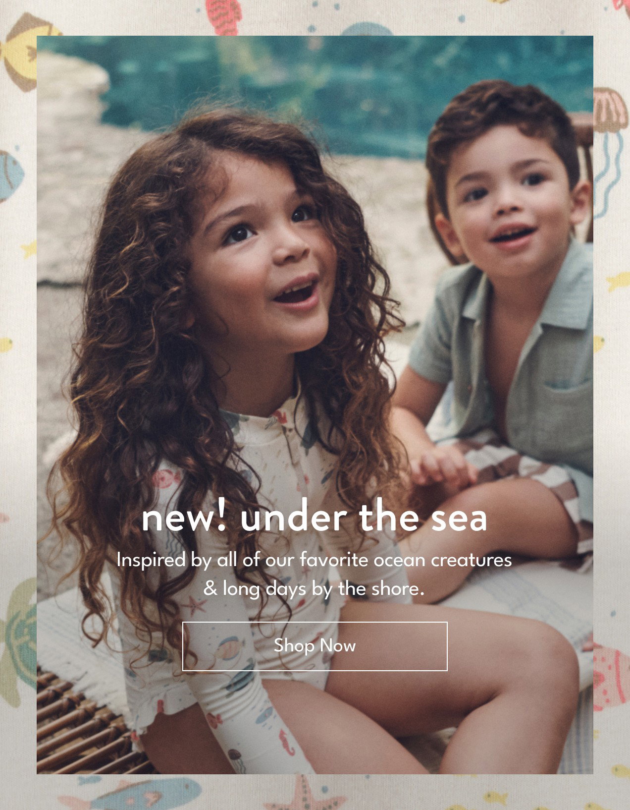 new! under the sea | Inspired by all of our favorite ocean creatures & long days by the shore. | Shop Now