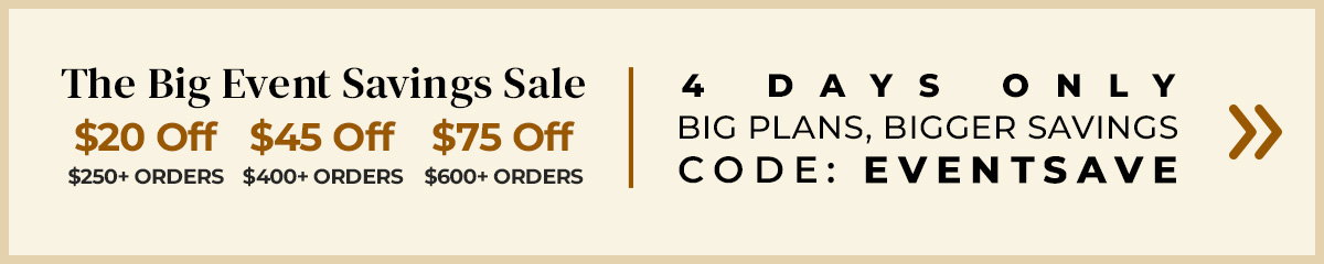 big event savings event