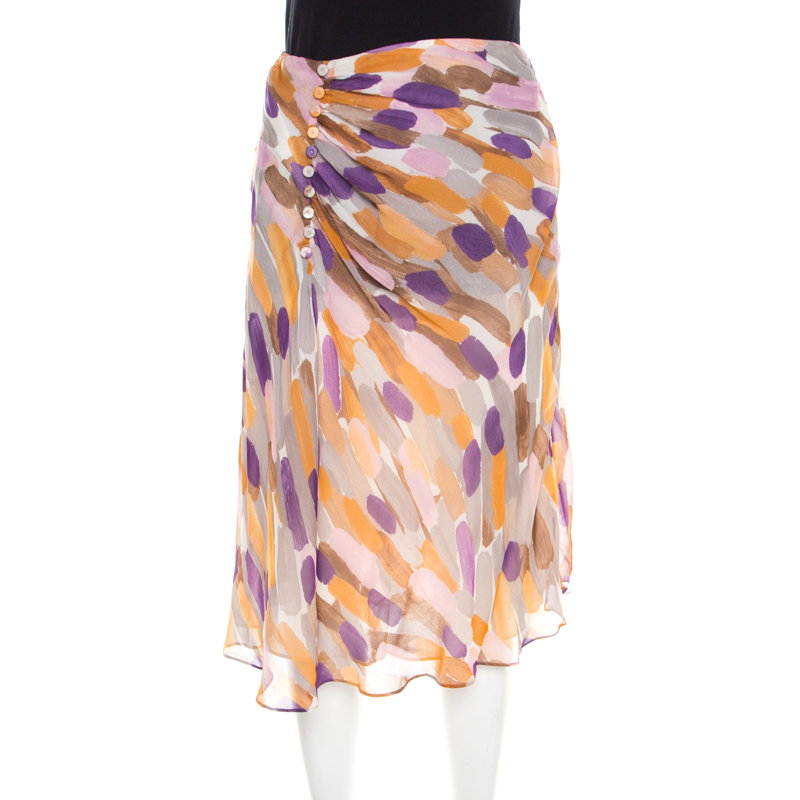 Multicolor Brushstroke Print S
