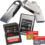 Memory Cards & Flash Drives
