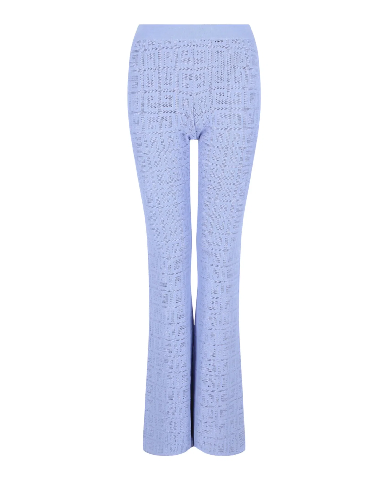Image of Givenchy Womens 4G Jacquard Flared Pants