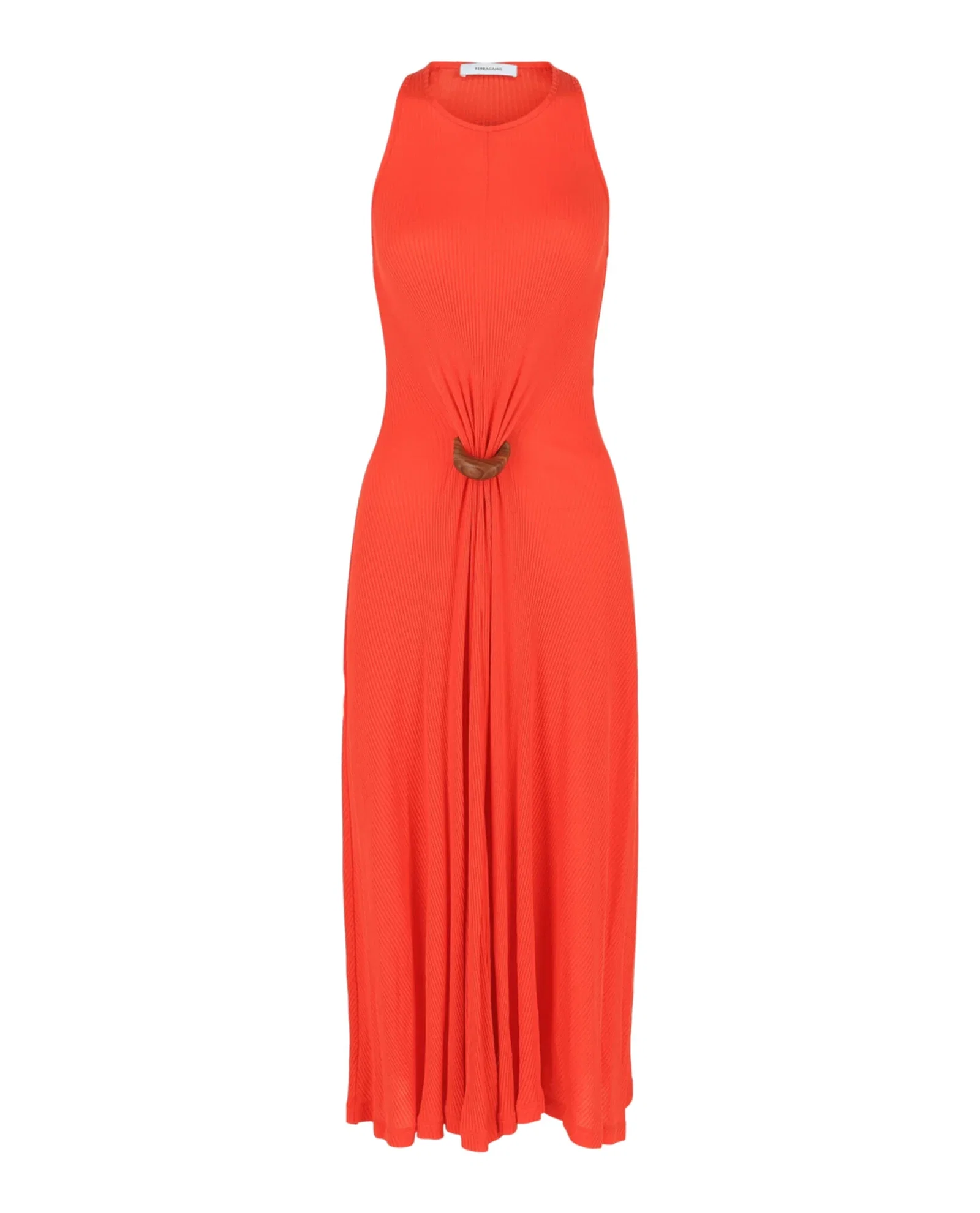 Image of Ferragamo Sleeveless Maxi Dress