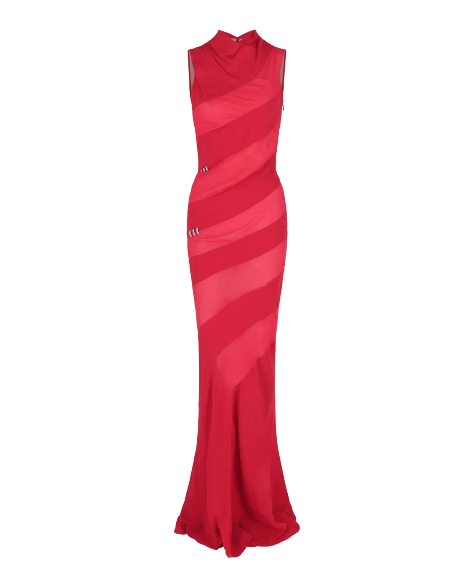 Image of Givenchy Mesh Panel Crystal Gown