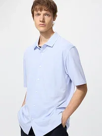 AIRism Cotton Pique Full Open Polo Shirt