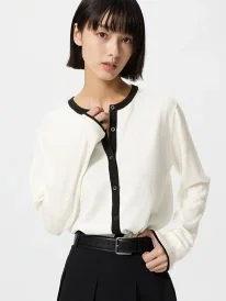 UV Protection Cardigan | Color Block