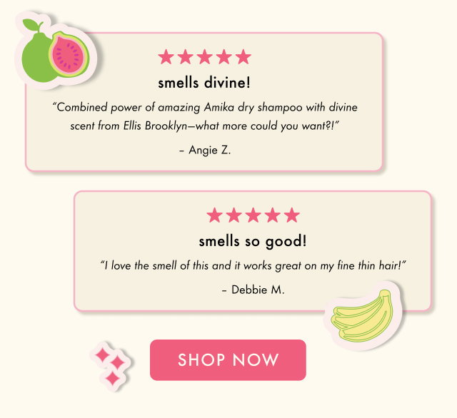 5 star reviews for guava granita perk up dry shampoo