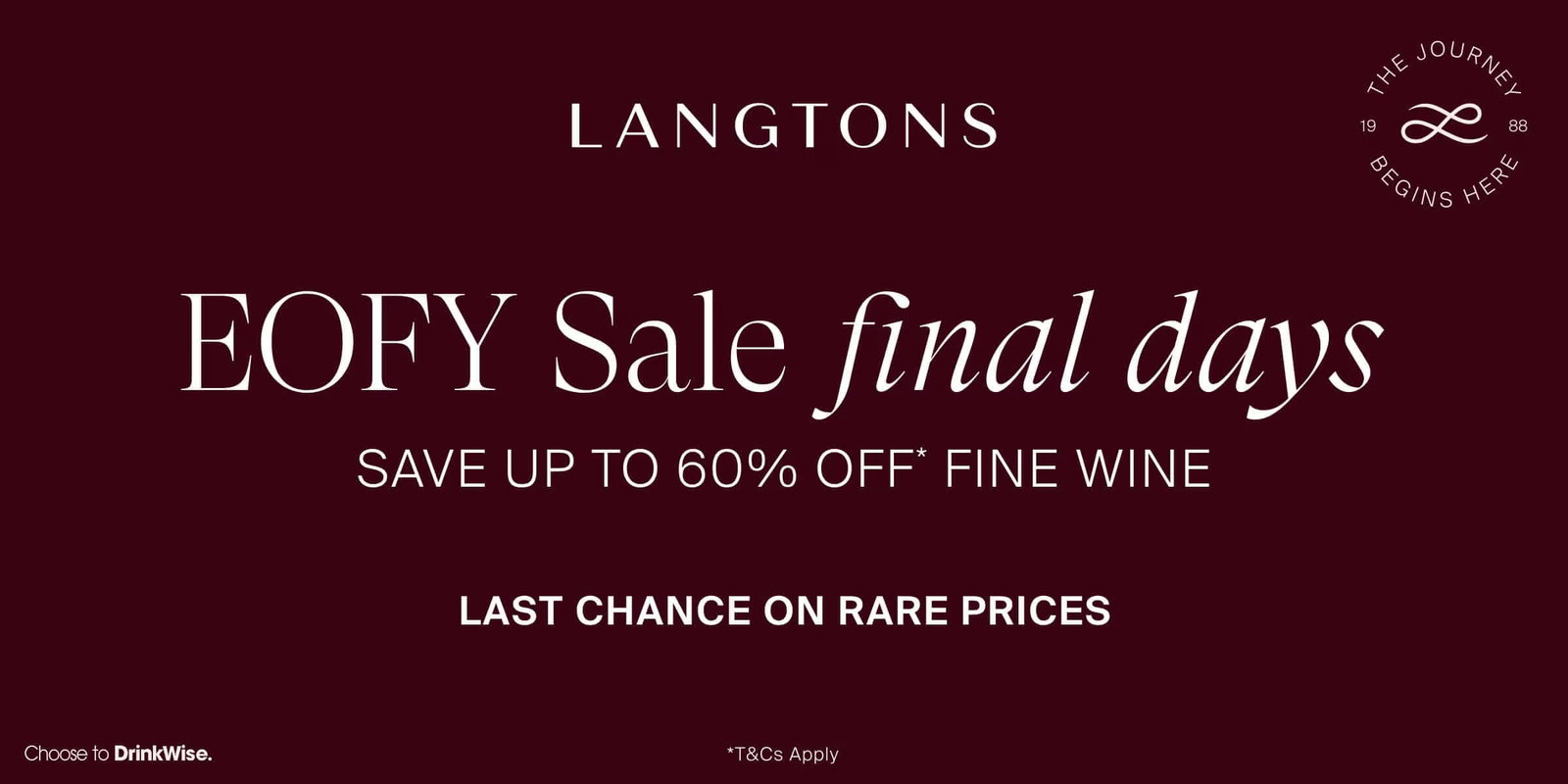 EOFY Sale Final Call