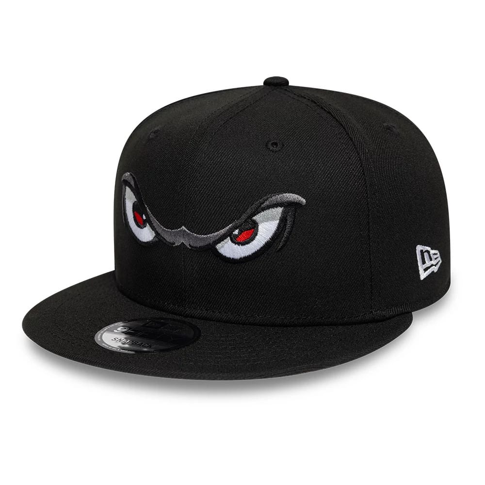 Image of Lake Elsinore Storm MiLB Pinwheel Black 9FIFTY Snapback Cap