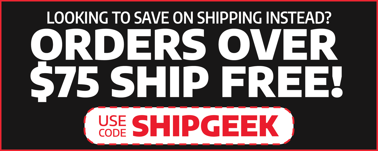 Orders Over $75 Ship FREE!