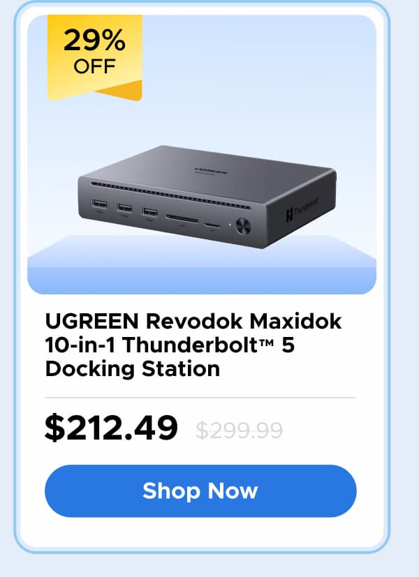 UGREEN Revodok Maxidok 10-in-1 Thunderbolt™ 5 Docking Station