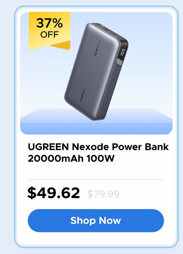 UGREEN Nexode Power Bank 20000mAh 100W