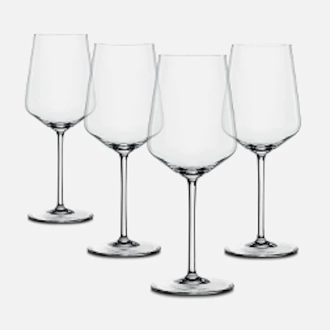 Spiegelau Style Lead-Free Crystal White Wine Glasses, Set of 4