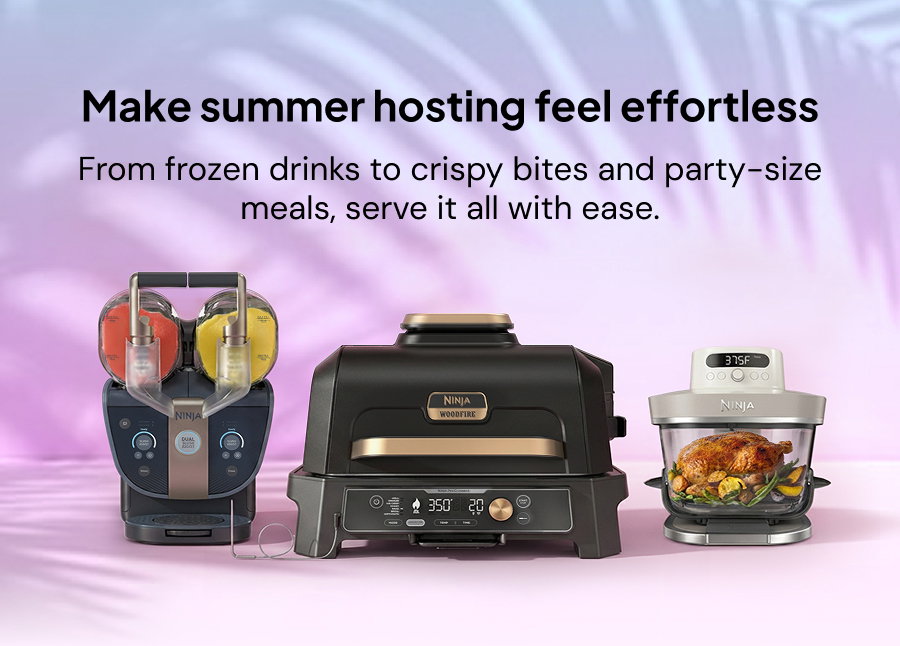 Make summer hosting feel effortless-- From frozen drinks to crispy bites and party -size meals, serve it all with ease