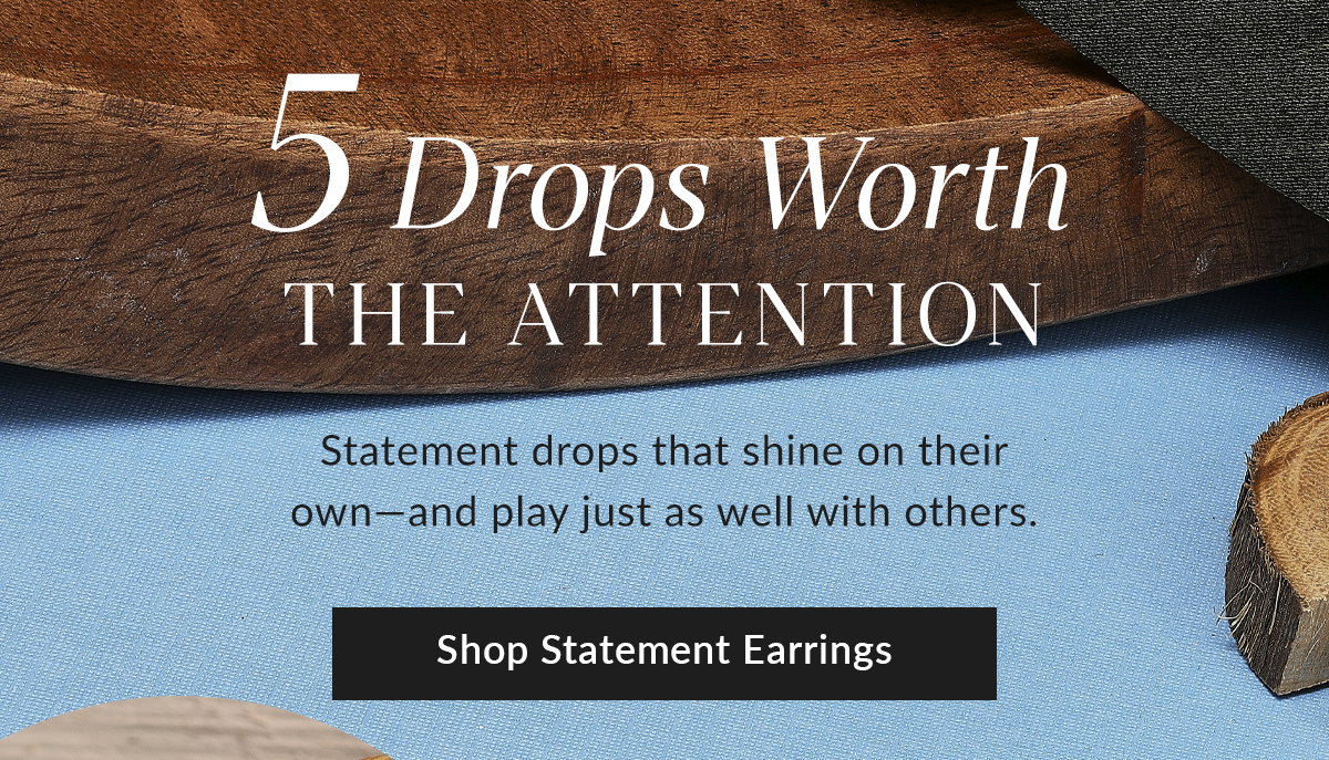 Statement earrings