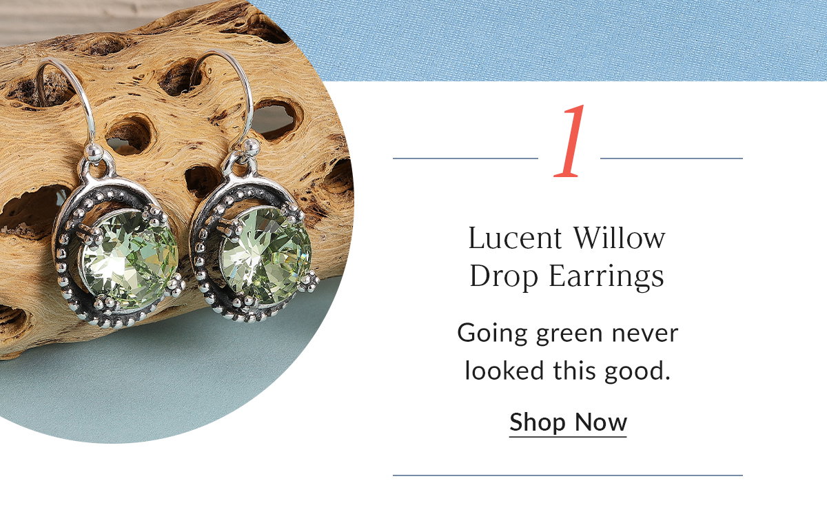 Lucent Willow Drop Earrings
