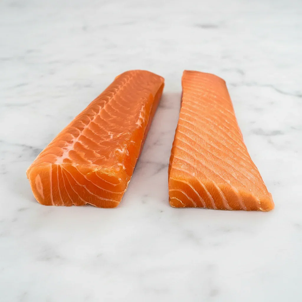 Image of Handcut Salmon Sashimi Loin & Belly, Fresh +/-450g