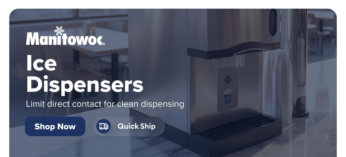 Manitowoc Ice Quick Ship Commercial Ice Dispensers