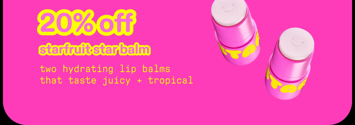 20% off starfruit star balm