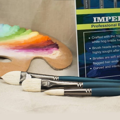 Professional 100% Chungking Hog Bristle Brushes