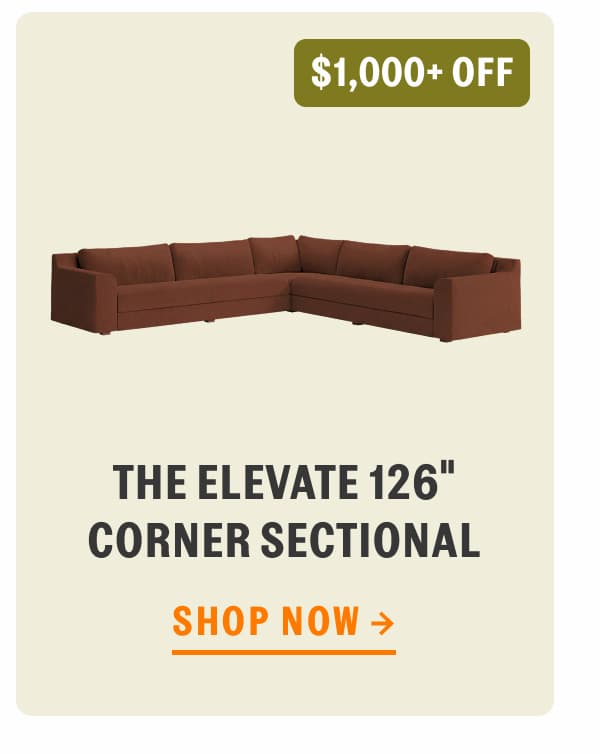 The Elevate 126" Corner Sectional