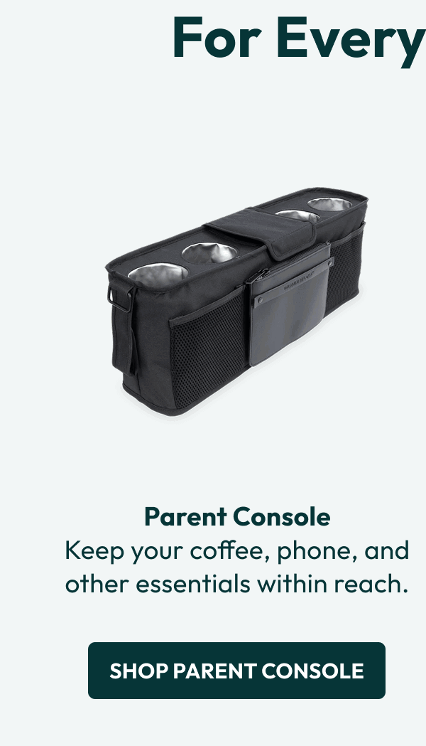 Parent Console Keep your coffee, phone, and other essentials within reach. | Shop Parent Console