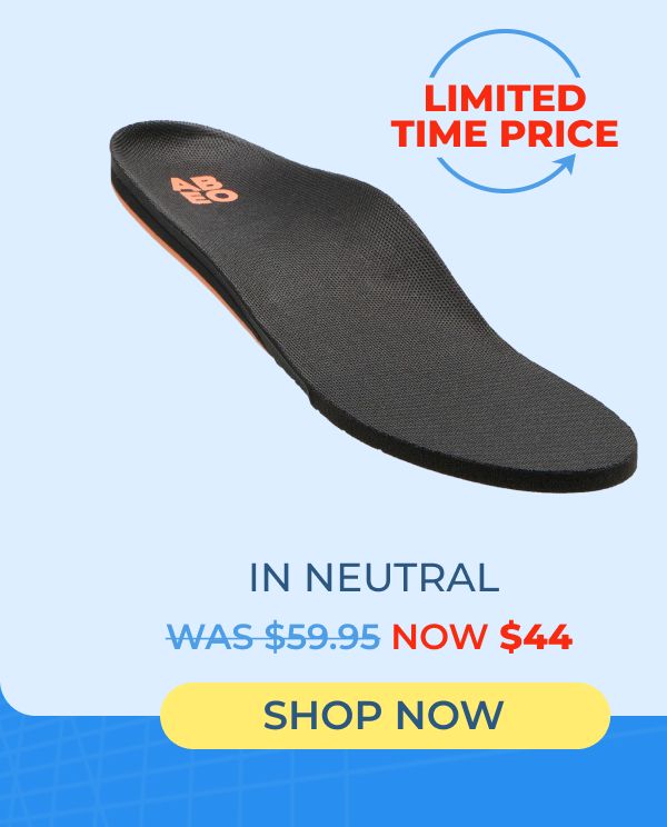 ABEO 3D3 Orthotics Total Support Orthotic in Neutral