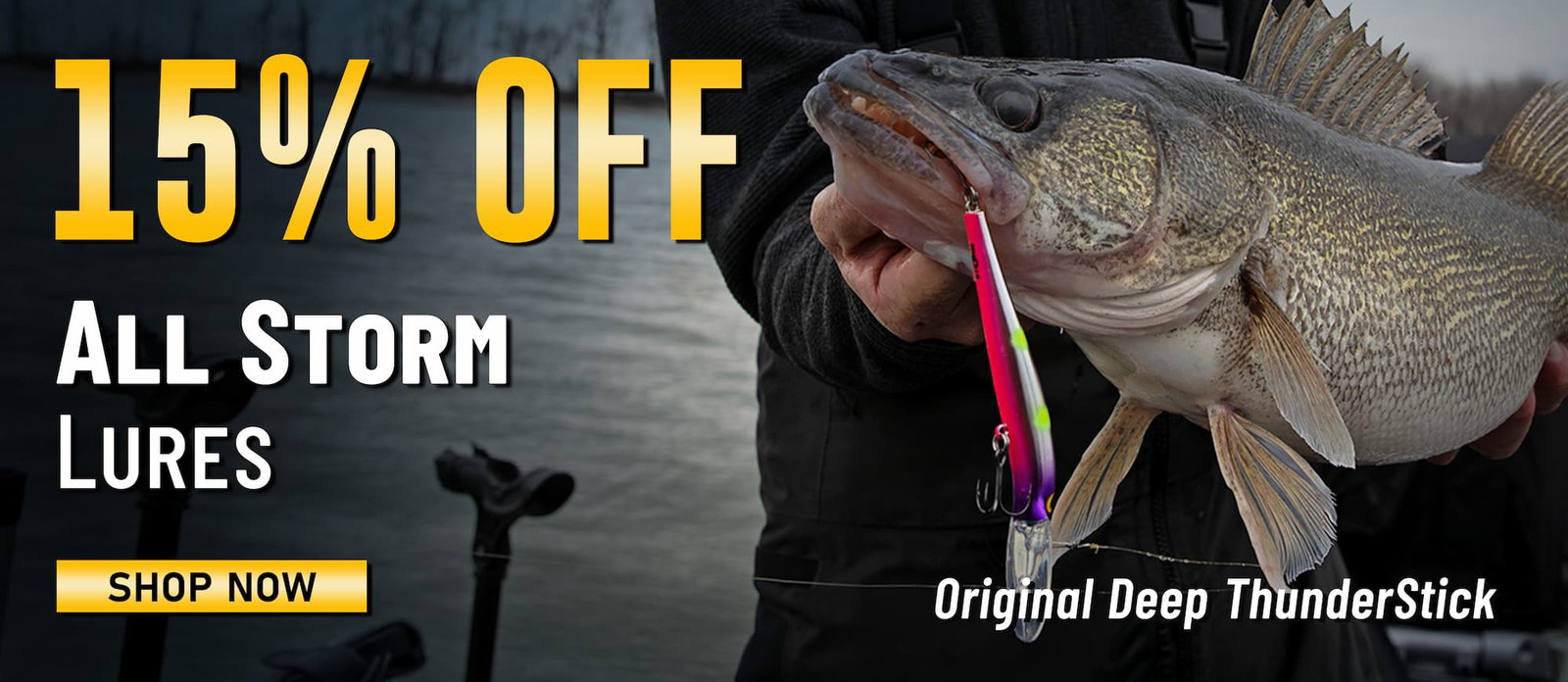 15% Off All Storm Lures Original Deep ThunderStick Shop Now
