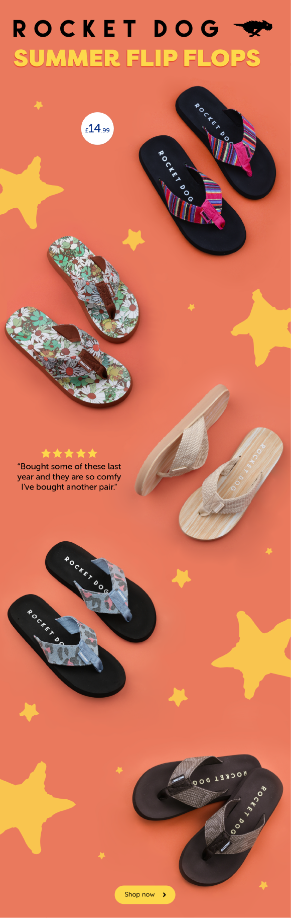Rocket Dog Summer Flip Flops
