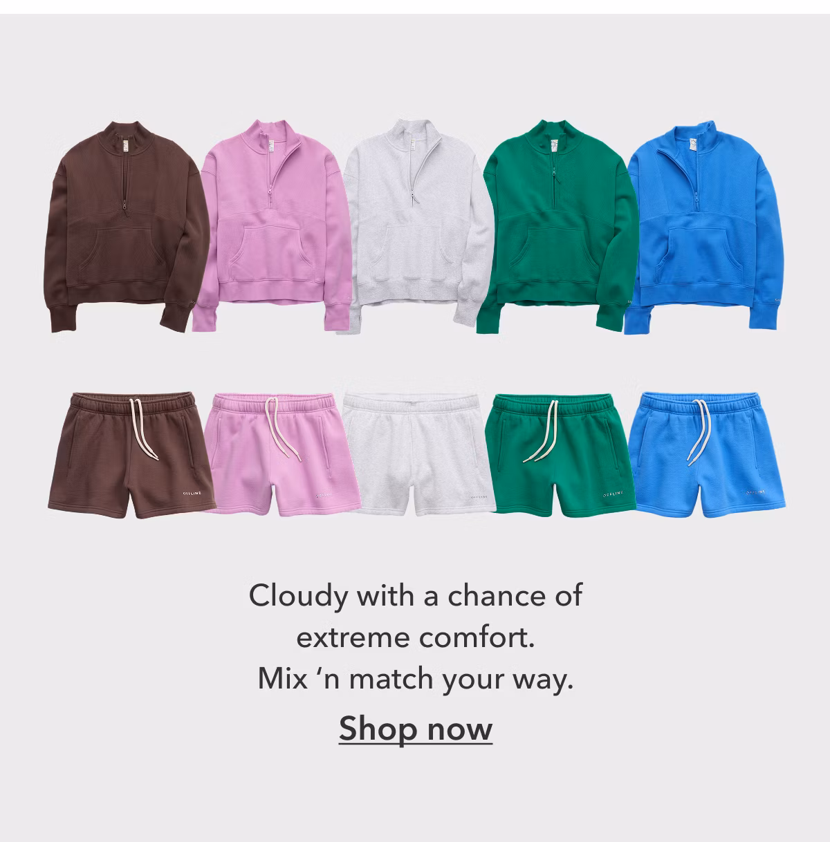 Cloudy with a chance of extreme Mix 'n match your way. Shop now