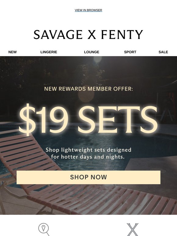 $19 Sets for Hotter Days