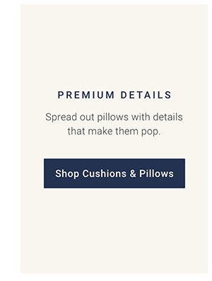 Premium Details: Spread out pillows with details that make them pop - Shop Cushions & Pillows